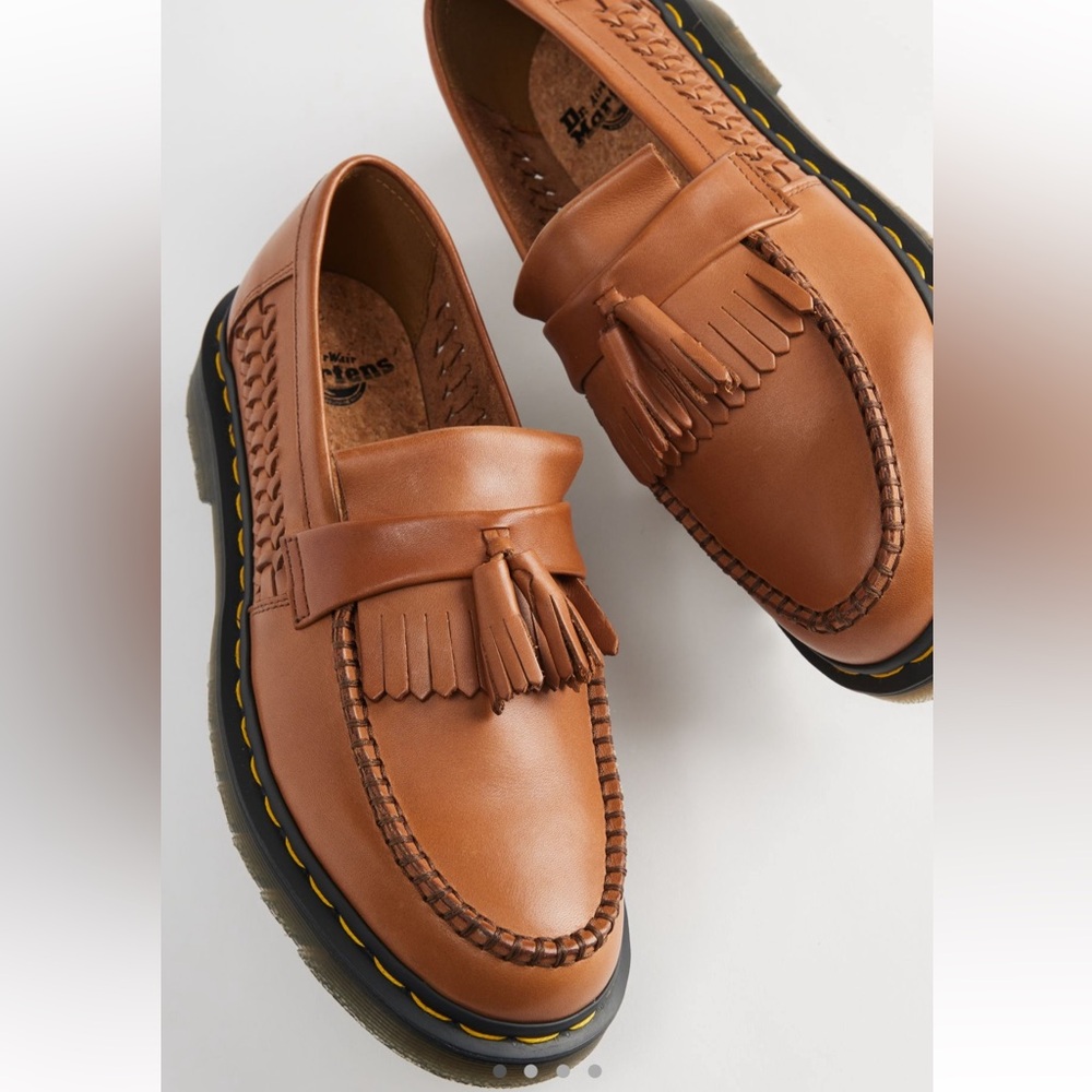 Dr. Martens Tan Tassel Loafers